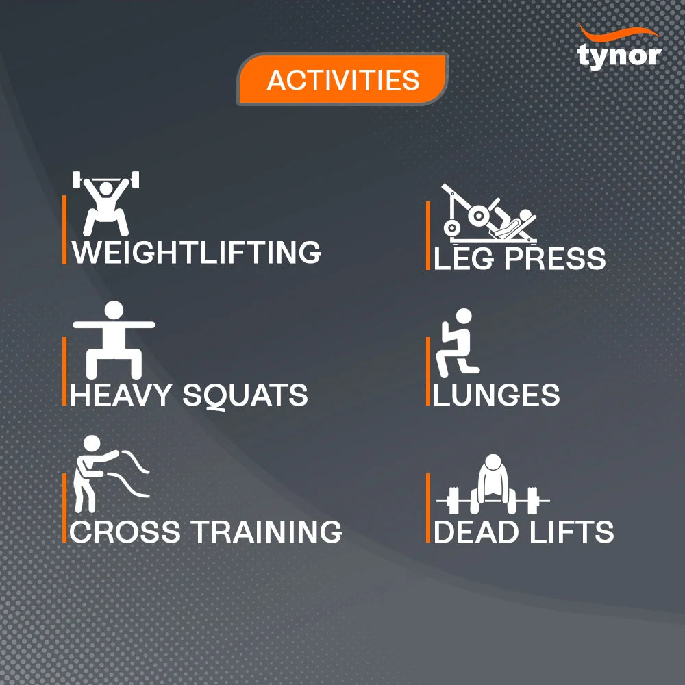 Tynor Weight Lifting Knee Wrap