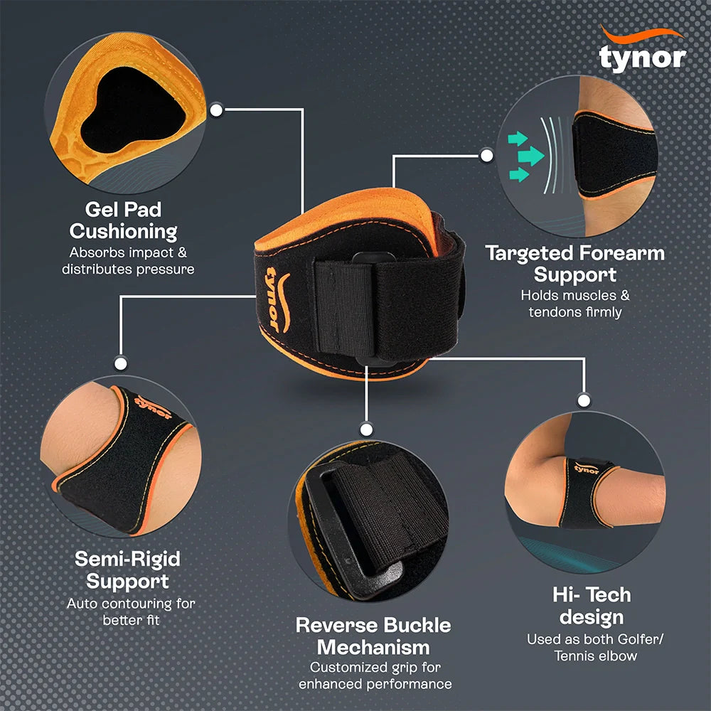 Tynor Tennis/Golfer'S Elbow Support Pro