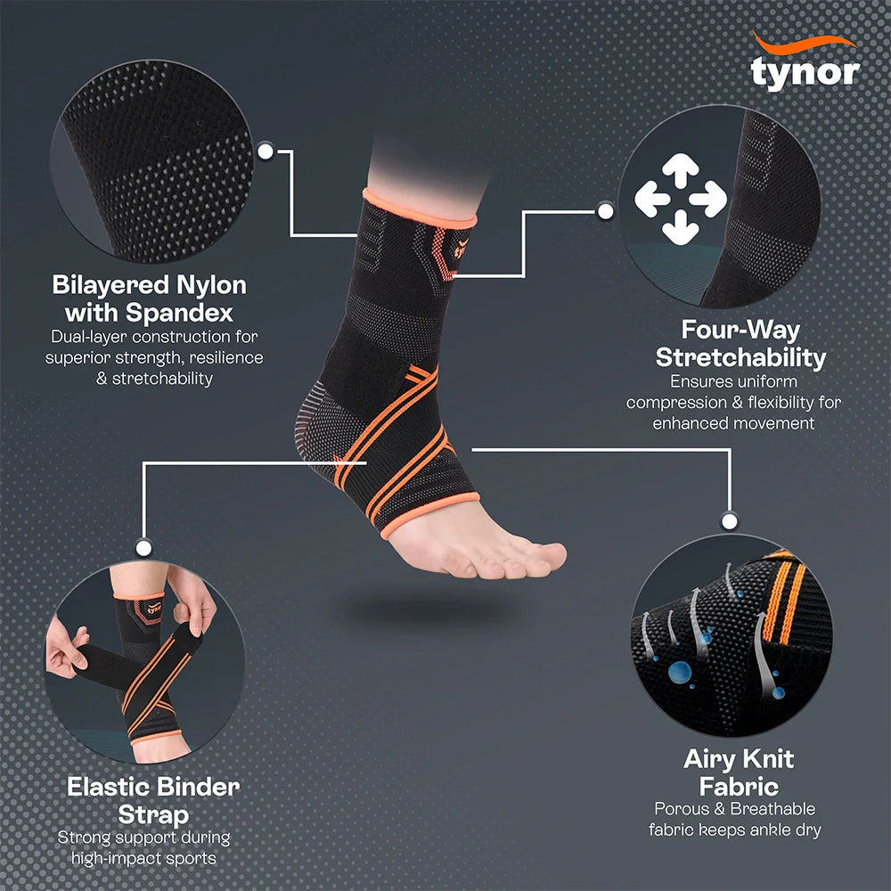 Tynor Ankle Binder Air Pro