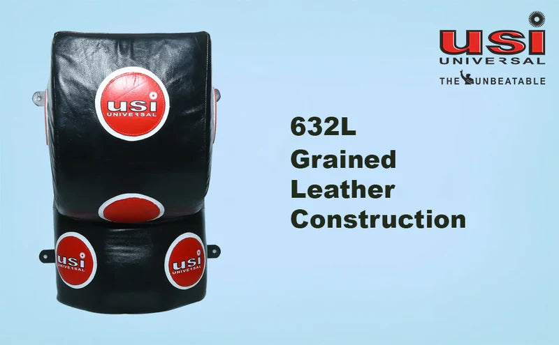 USI 632L Uppercut Shield Wall Mounted – Real Leather Boxing Training Target