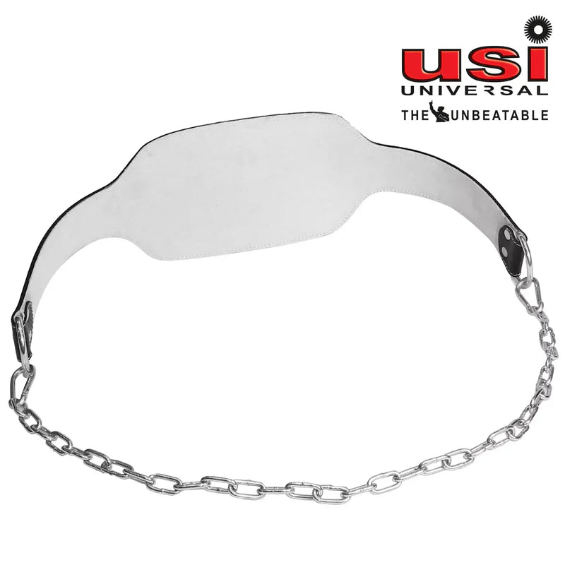 USI 790DP Weight Lifting Dip Unpadded Leather Belt – Professional Strength Training Belt