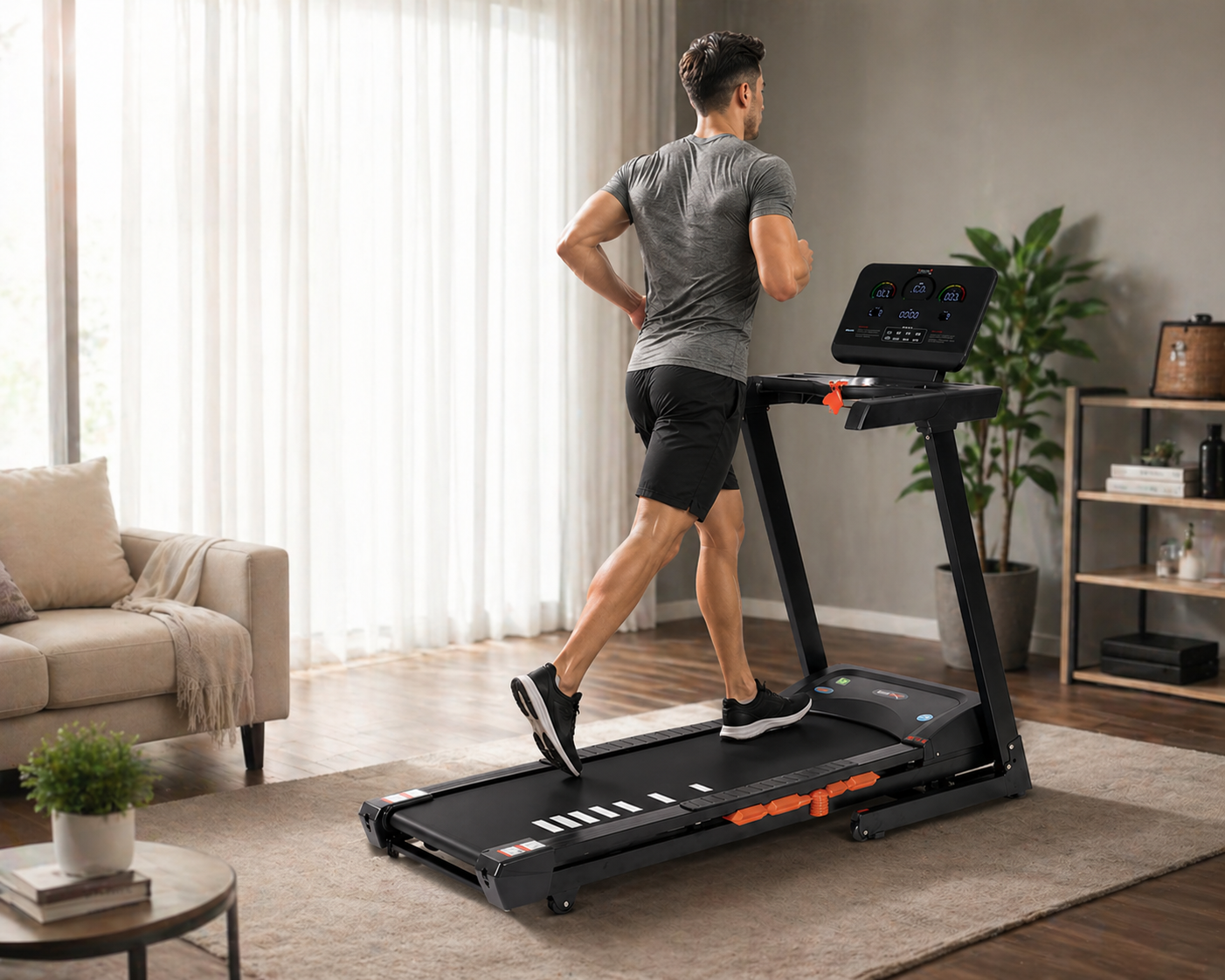 Fitking W-314 2.5HP Motorized Treadmill | 16 km/h Speed, Auto Incline, LED Display