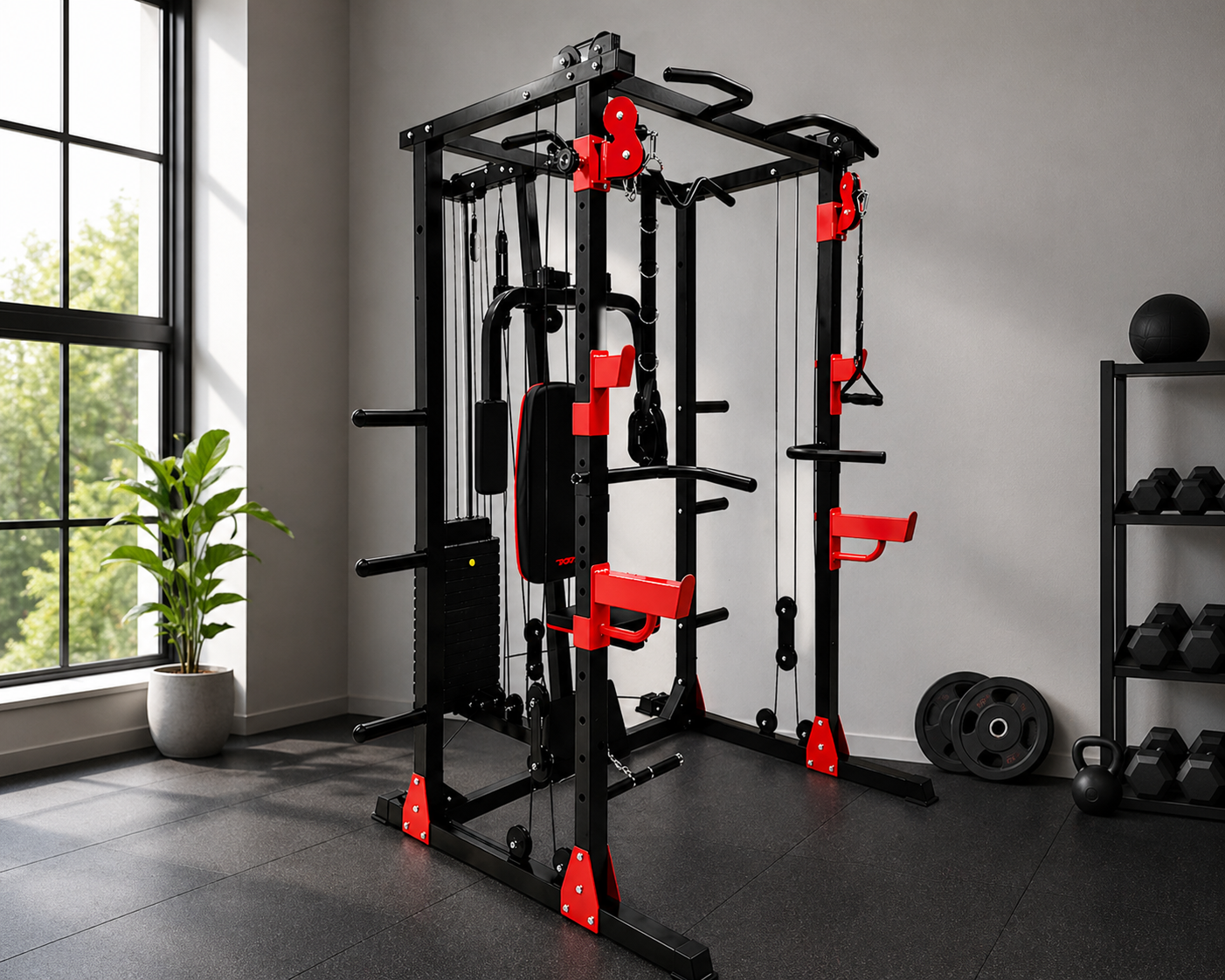 Welcare WC 4544 Multi Functional Trainer – Complete Strength Training & Squat System