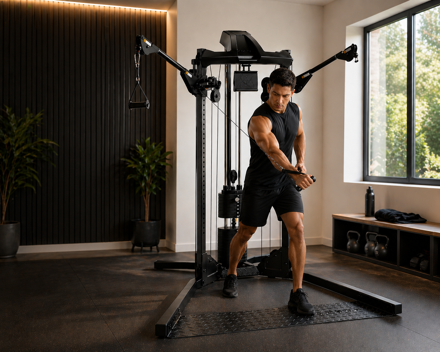 Centr 1 Functional Trainer – Complete Home Gym with Dual Pulley & Adjustable Arms
