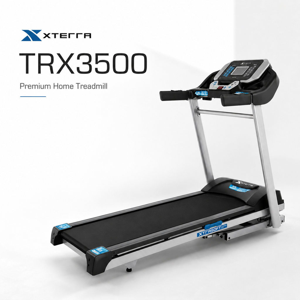 XTERRA TRX3500 Motorized Treadmill with 3.0 HP Motor & 12-Level Power Incline