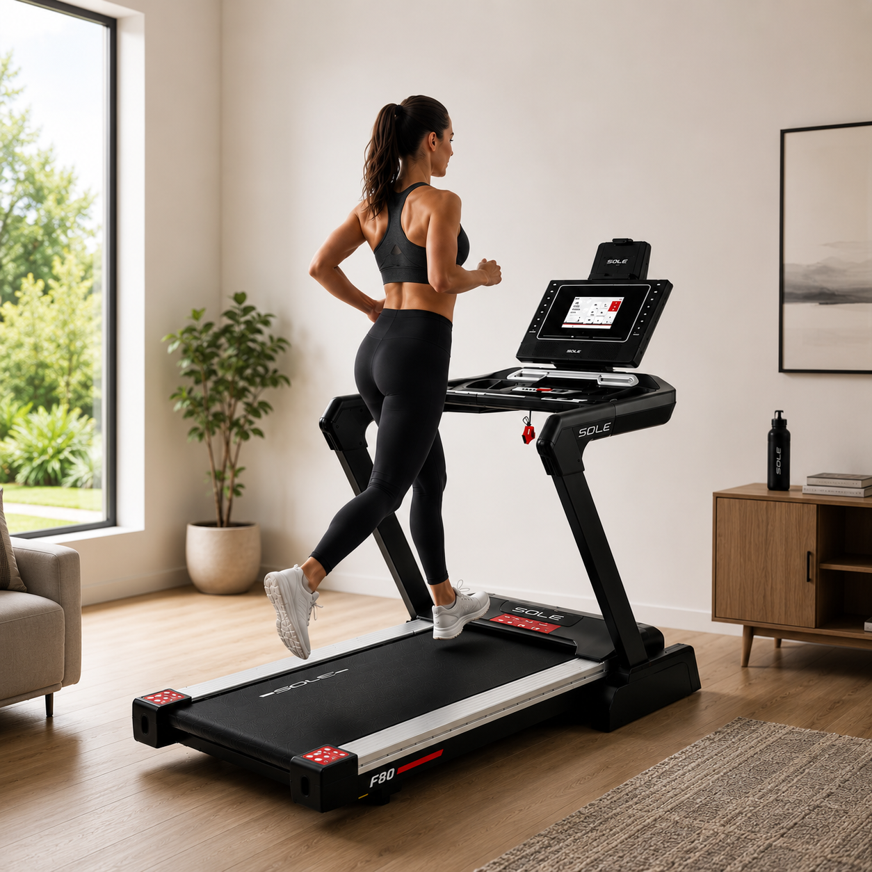 Sole F80 Motorised Treadmill with 3.5HP Motor & 10.1” Touchscreen Display