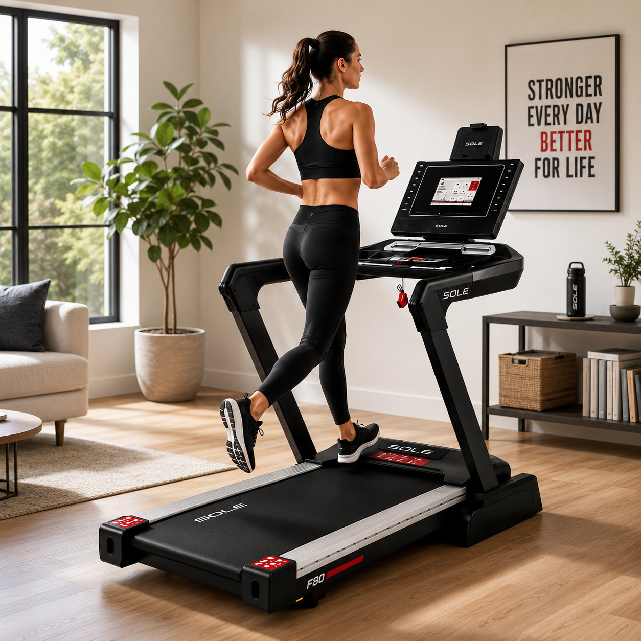 Sole F85 Motorised Treadmill with 4.0 HP Motor & Smart Touchscreen Display