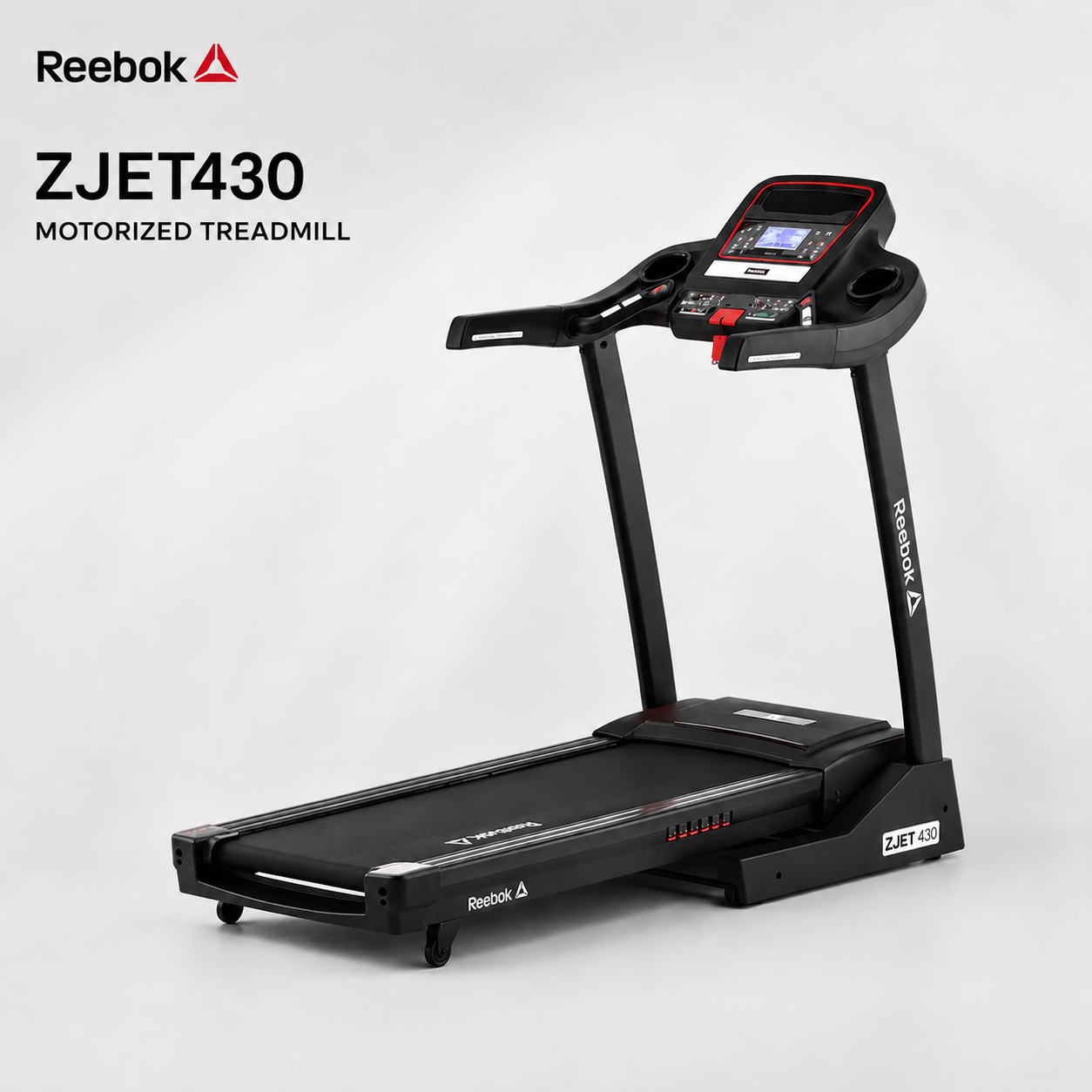 REEBOK ZJET430 Motorized Treadmill with 12-Level Auto Incline & Bluetooth Connectivity