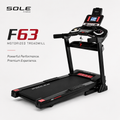 Sole F63 Folding Motorized Treadmill with 3.0 CHP Motor & 15-Level Incline
