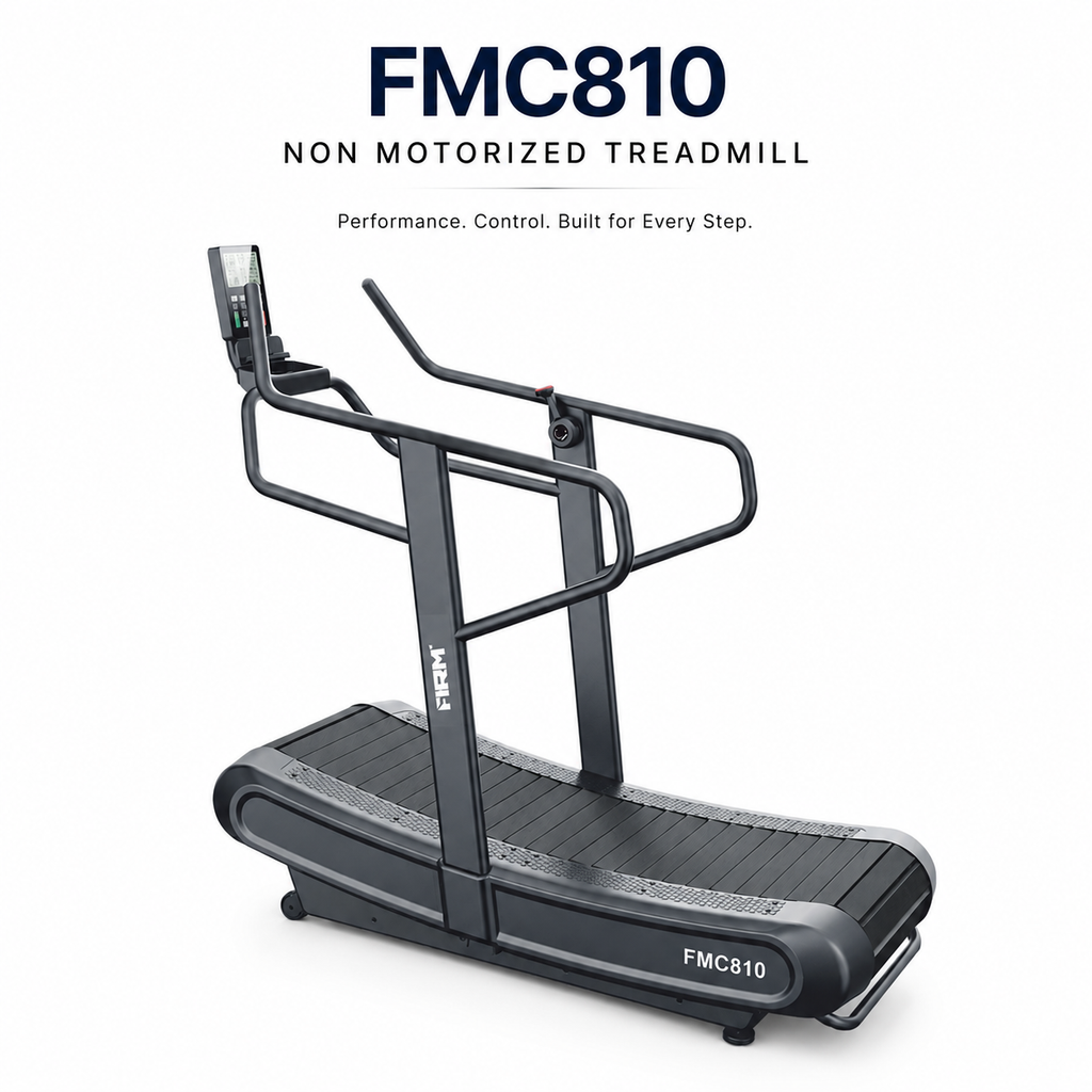 Firm FMC810 Non Motorised Treadmill with 4-Level Resistance System