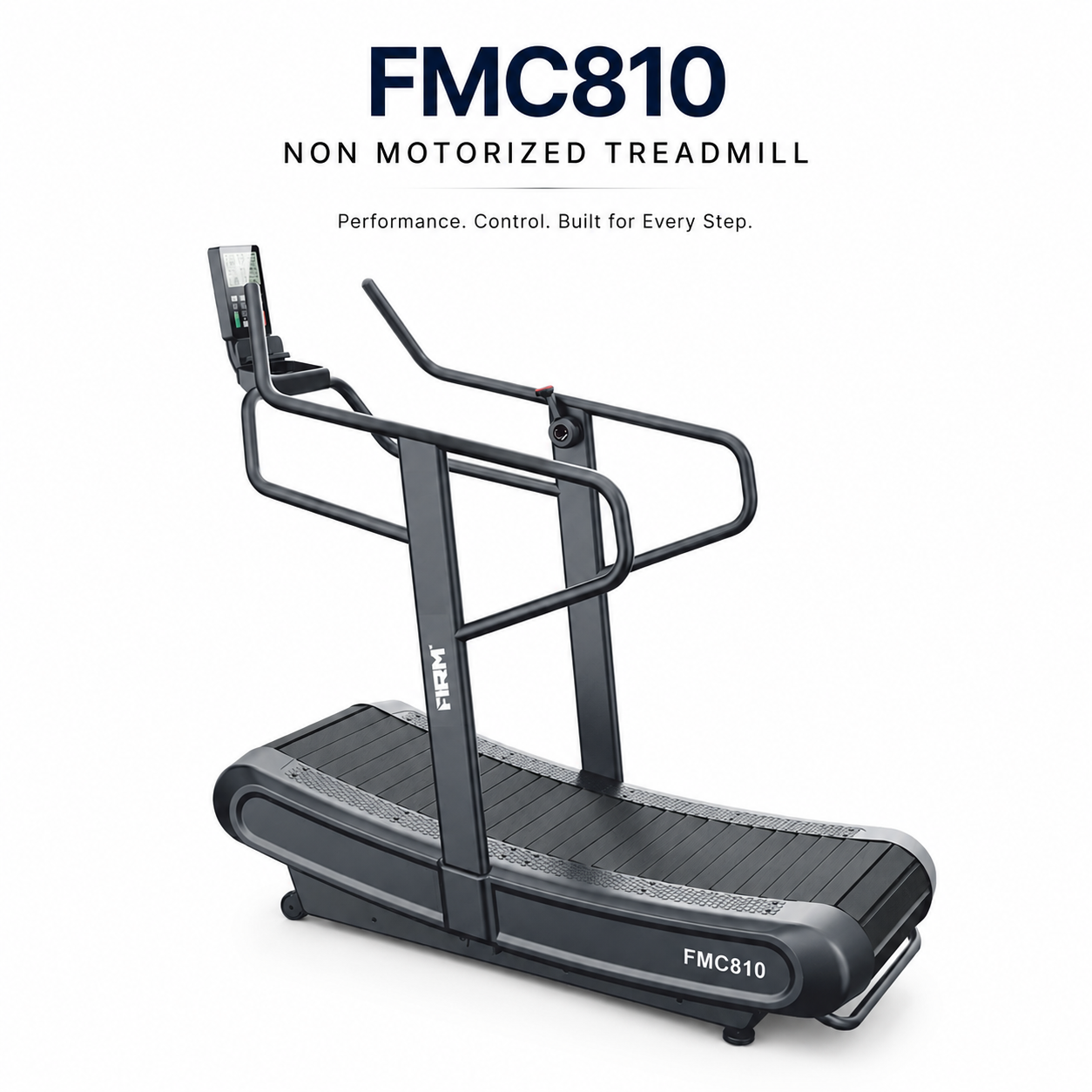 Firm FMC810 Non Motorised Treadmill with 4-Level Resistance System