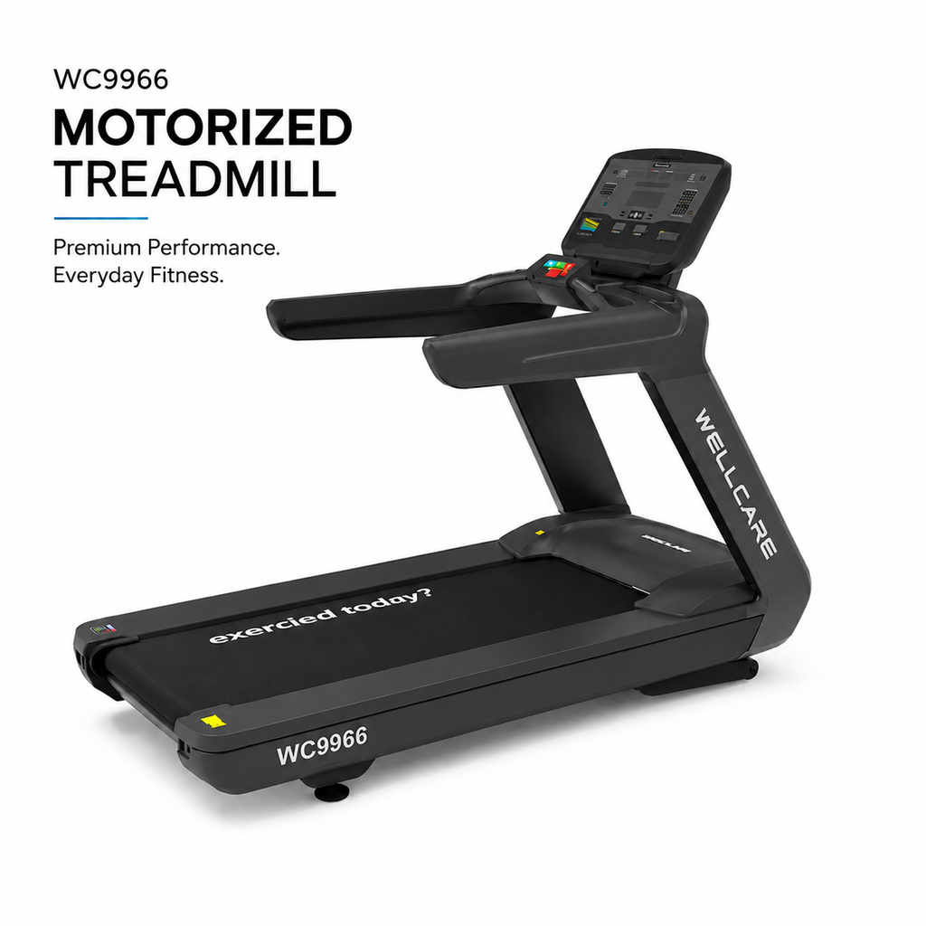 WC9966 Motorized Treadmill with 5.0/10.0 HP AC Motor & Auto Incline/Decline System