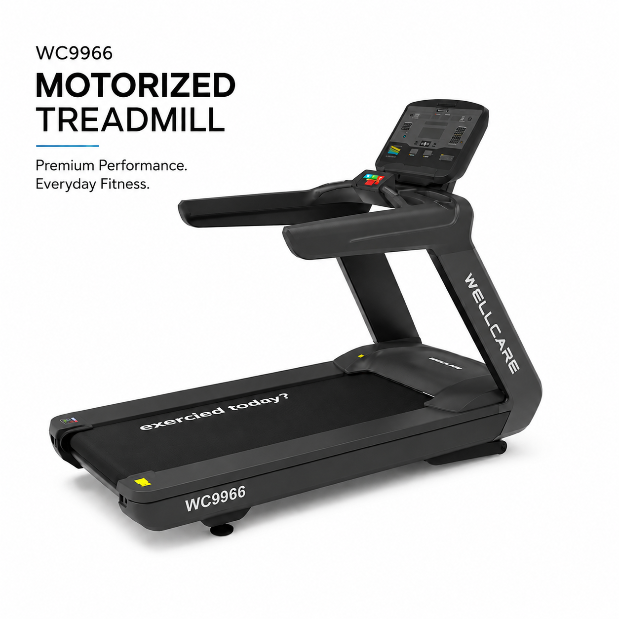 WC9966 Motorized Treadmill with 5.0/10.0 HP AC Motor & Auto Incline/Decline System