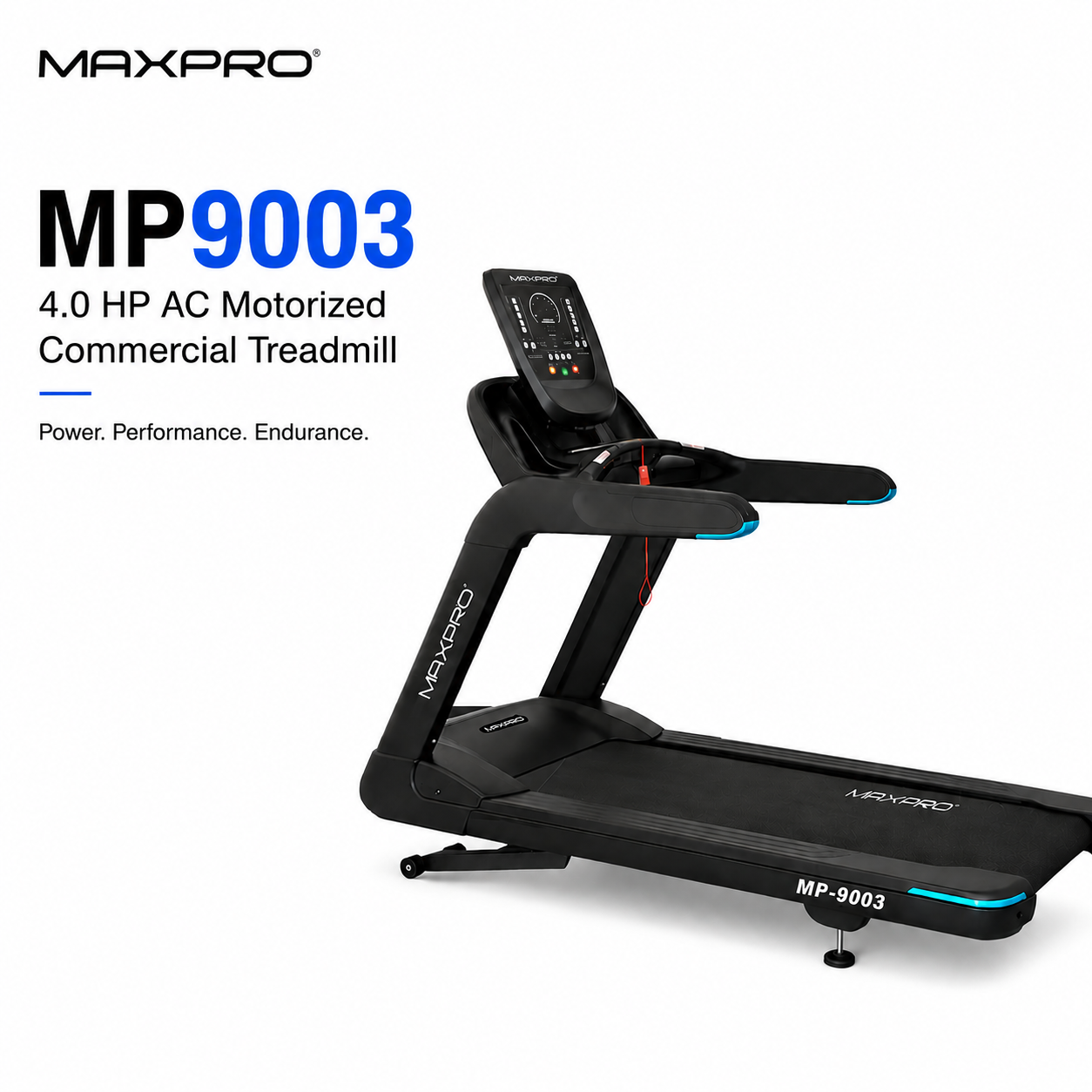 Maxpro MP9003 4.0 HP AC Motorized Commercial Treadmill with Auto Incline