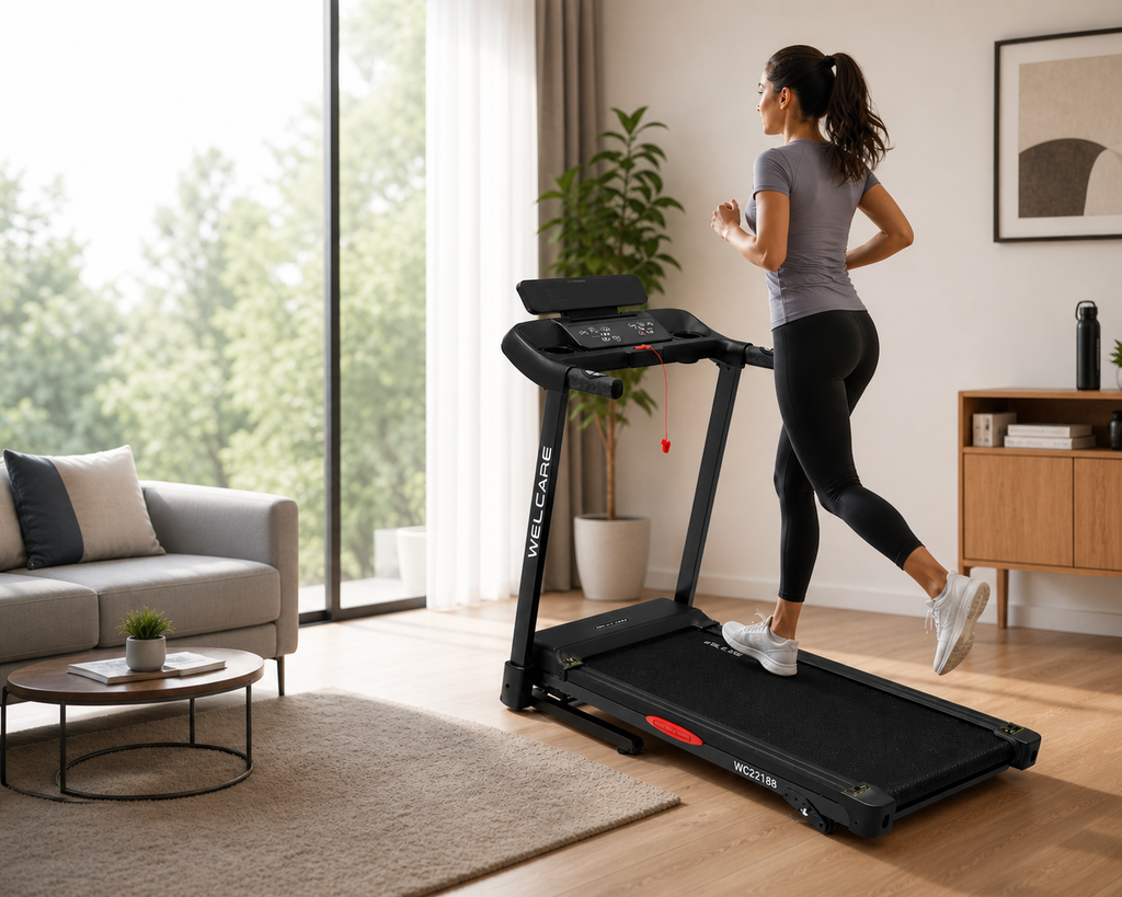Welcare WC2188 Home Use Treadmill with Multi-Function Display & Smooth Performance