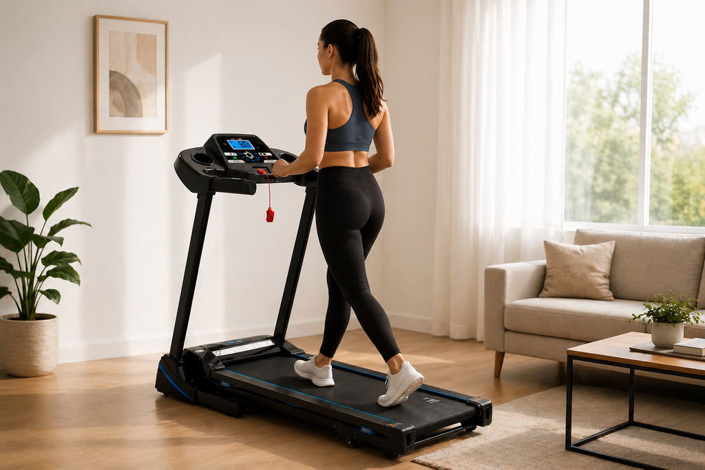 Body Gym TM1250 Motorized Treadmill – 2.5HP Folding Home Fitness Machine with LCD Display