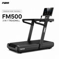 FIRM FM500 3 In 1 Motorized Treadmill with Sled Training & Manual Running Mode