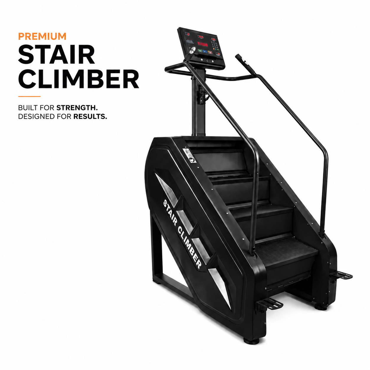 LT02 Stair Climber Machine with 8-Step Training System & Intelligent LED Display