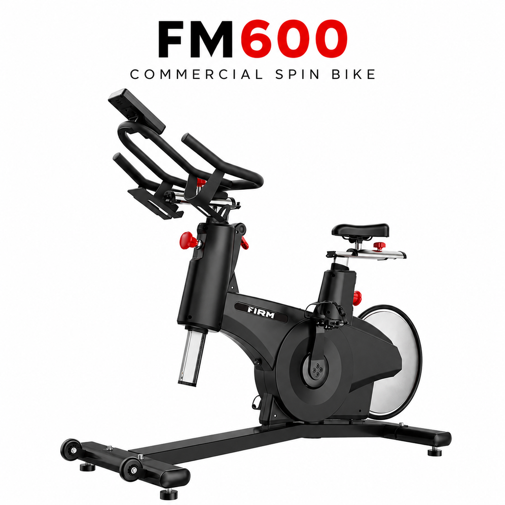 FIRM FM600 Commercial Spin Bike with Magnetic Resistance & Belt Drive System