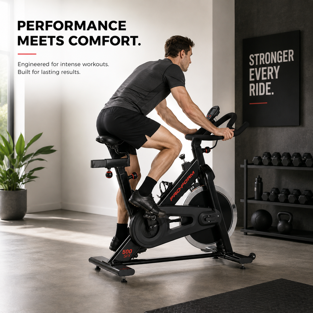 PROFORM 500 SPX Spin Bike with Silent Magnetic Resistance & iFit Compatibility