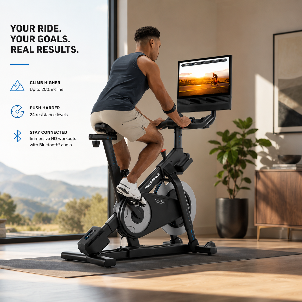 NordicTrack X24 Incline & Decline Spin Bike
