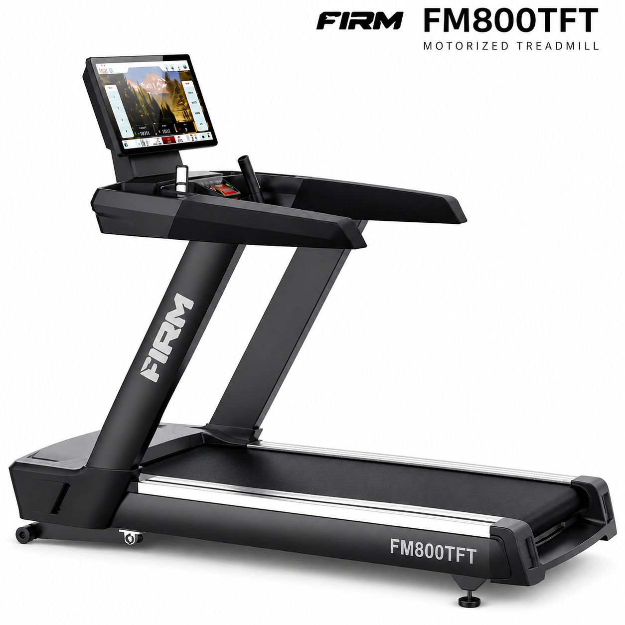 FIRM FM800TFT Motorized Treadmill with Smart TFT Display & Commercial Performance