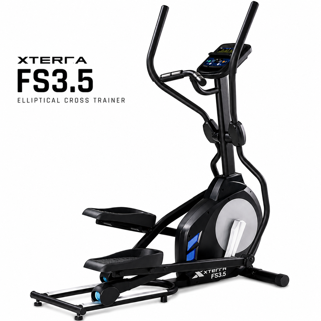 Xterra FS3.5 Steel Elliptical Cross Trainer with 24-Level Magnetic Resistance & LCD Display