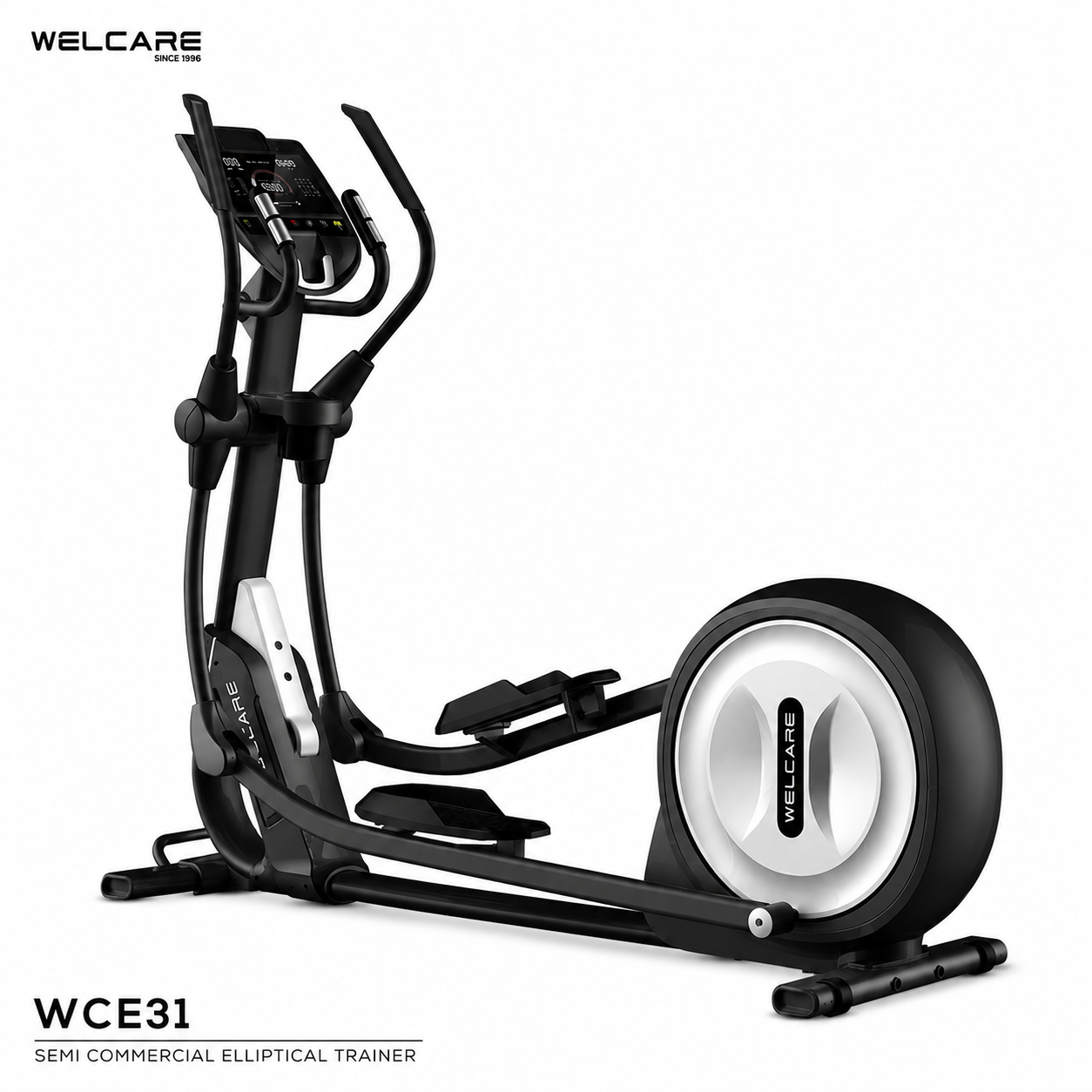 WELCARE WCE31 Semi Commercial Elliptical Trainer with 32 Resistance Levels & LED Display