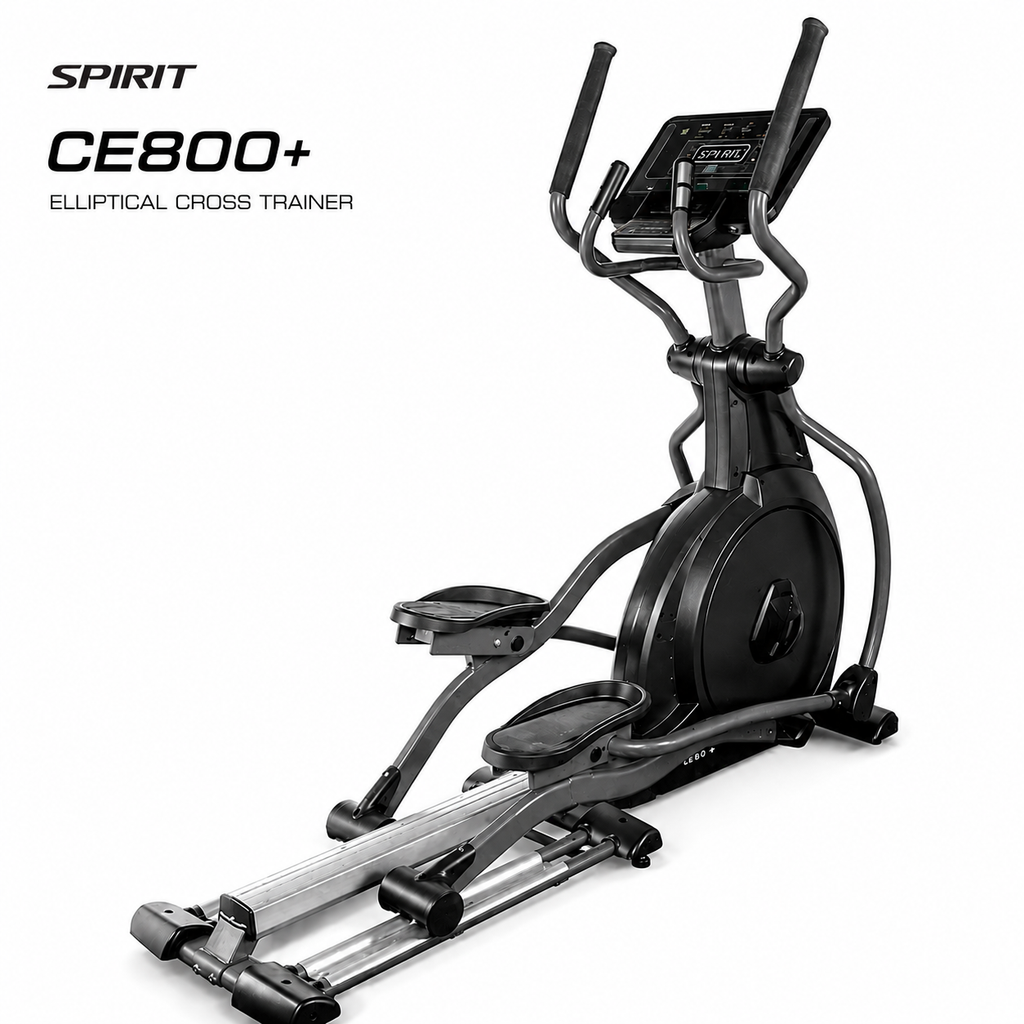Spirit CE800+ Commercial Self-Generating Elliptical Cross Trainer with 40 Resistance Levels