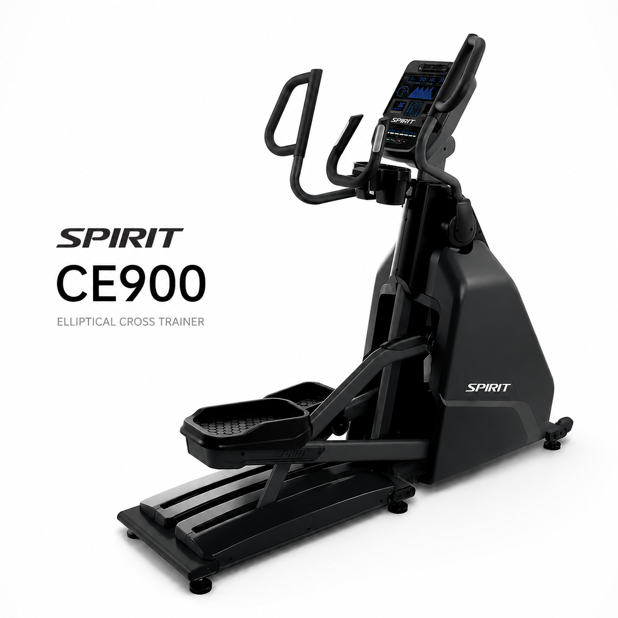 Spirit CE900 Commercial Self-Generating Elliptical Cross Trainer with 40 Resistance Levels