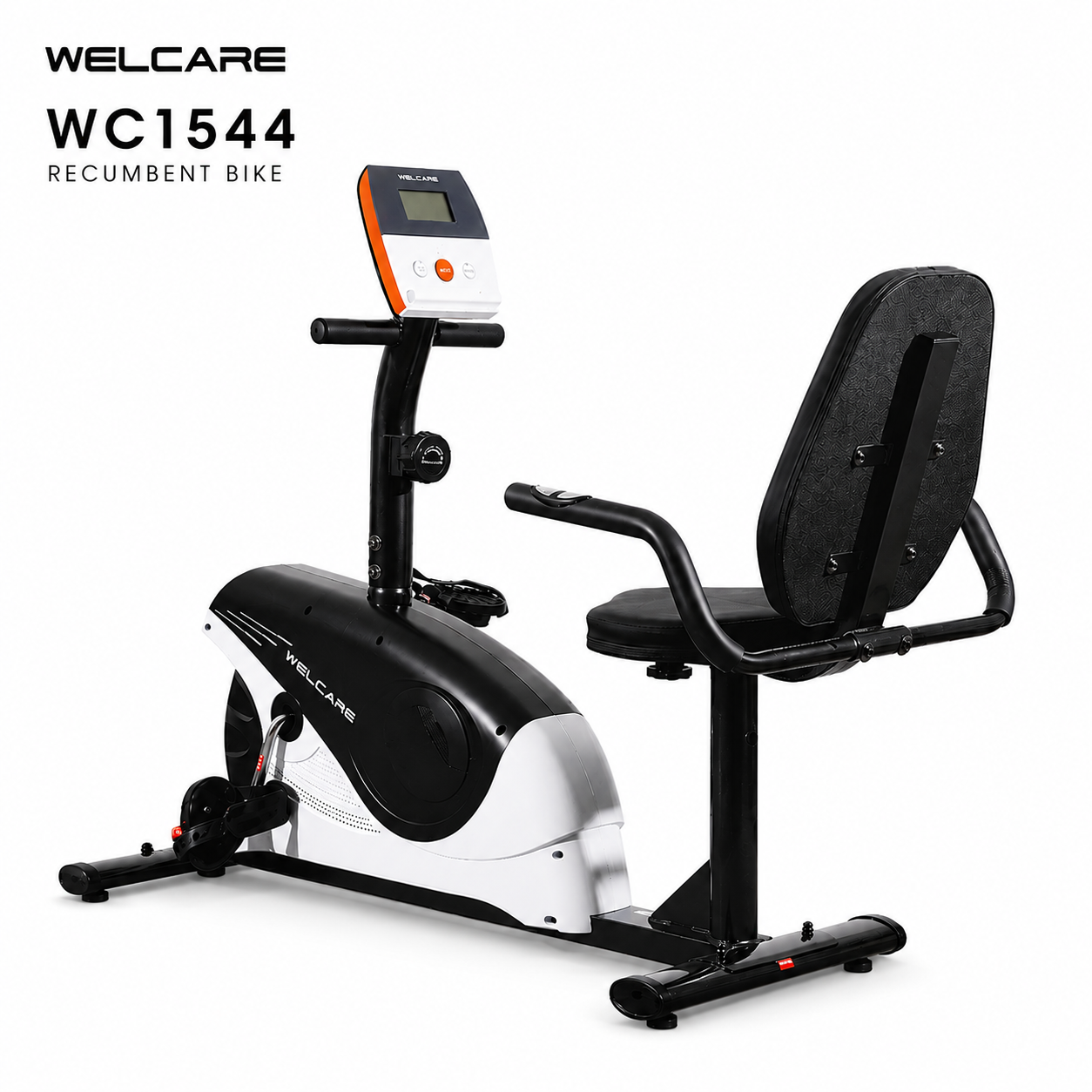 Welcare WC1544 Recumbent Bike with 8-Level Resistance & LCD Display