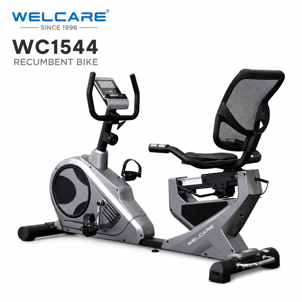 Welcare WC1588 Recumbent Bike with 10 Kg Flywheel & 8-Level Magnetic Resistance