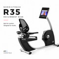 NordicTrack Commercial R35 Recumbent Bike with 14” Touchscreen & 26 Digital Resistance Levels