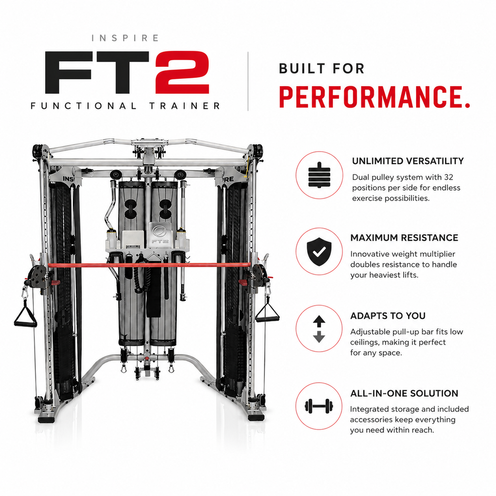 FT2 Functional Trainer Smith Machine – All-In-One Home Gym System