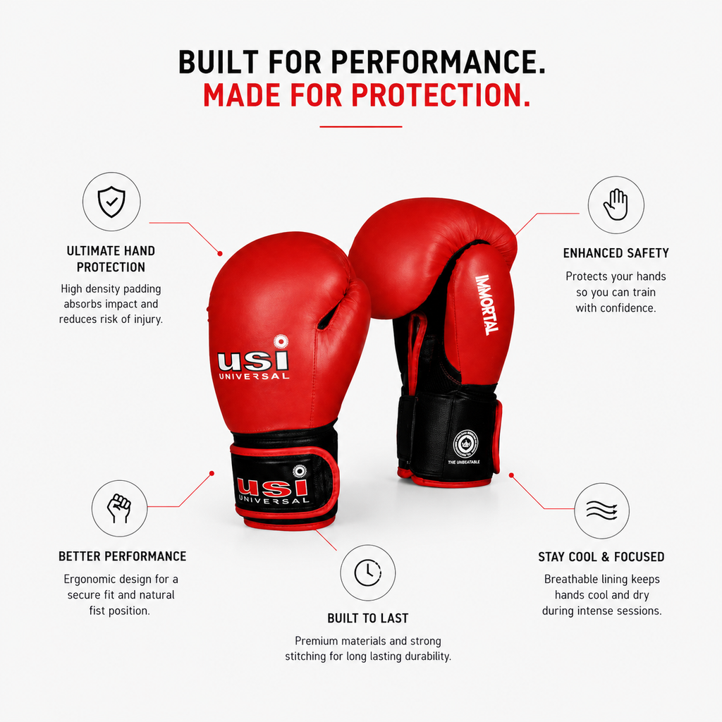 USI 609M1 Immortal Safe Spar Boxing Gloves – Professional Sparring Gloves
