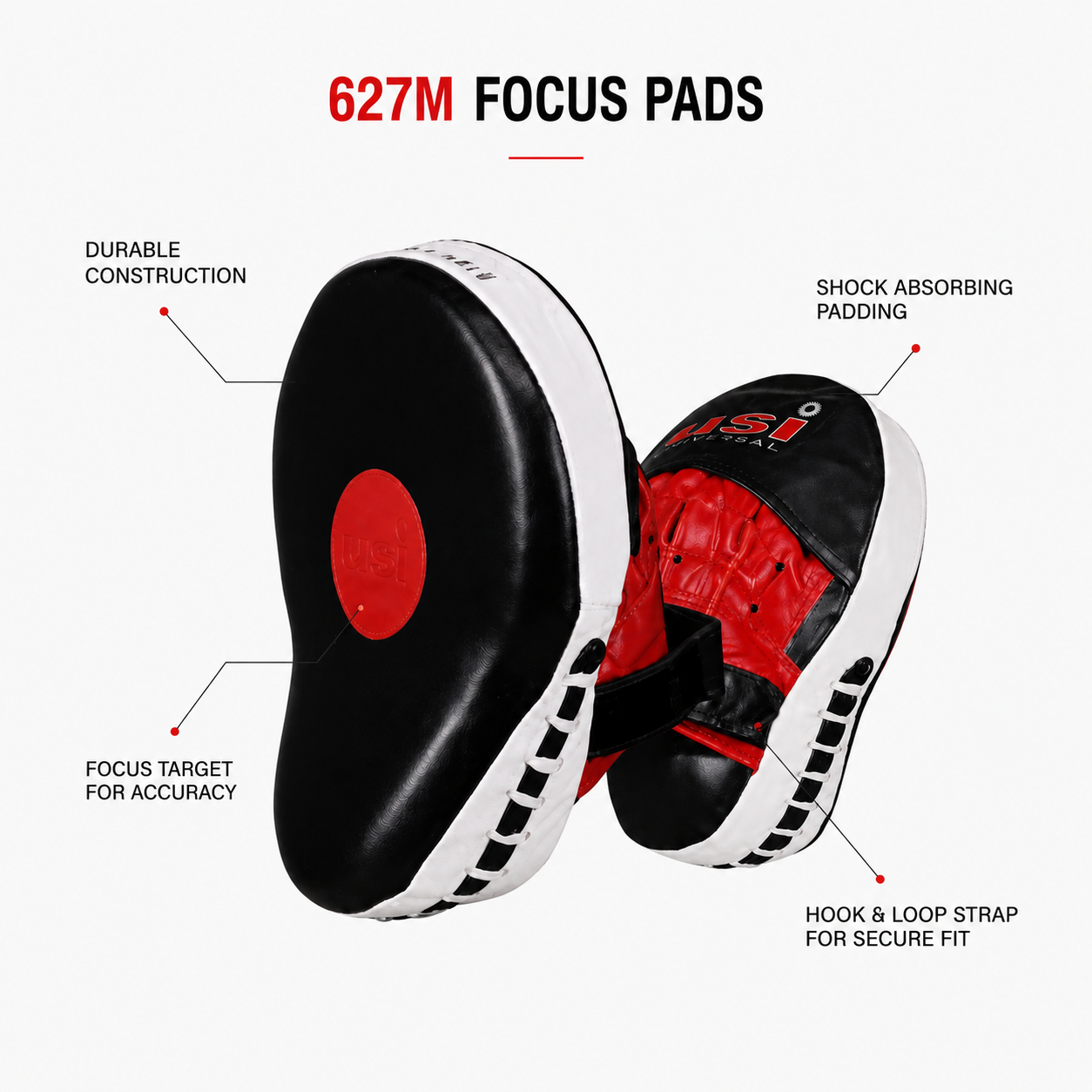 USI 627M Immortal Moulded Focus Pads – Professional Boxing Training Pads