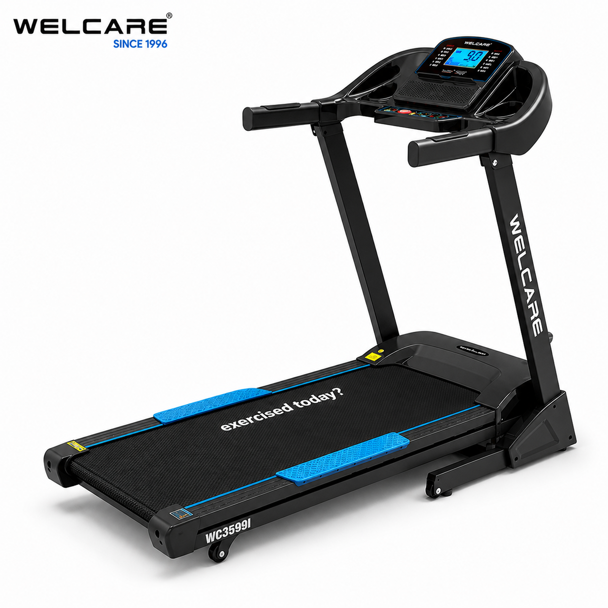 WC3599I Motorized Treadmill – 4.0HP Peak, Auto Incline, 16 km/h Speed, Bluetooth Home Fitness Machine