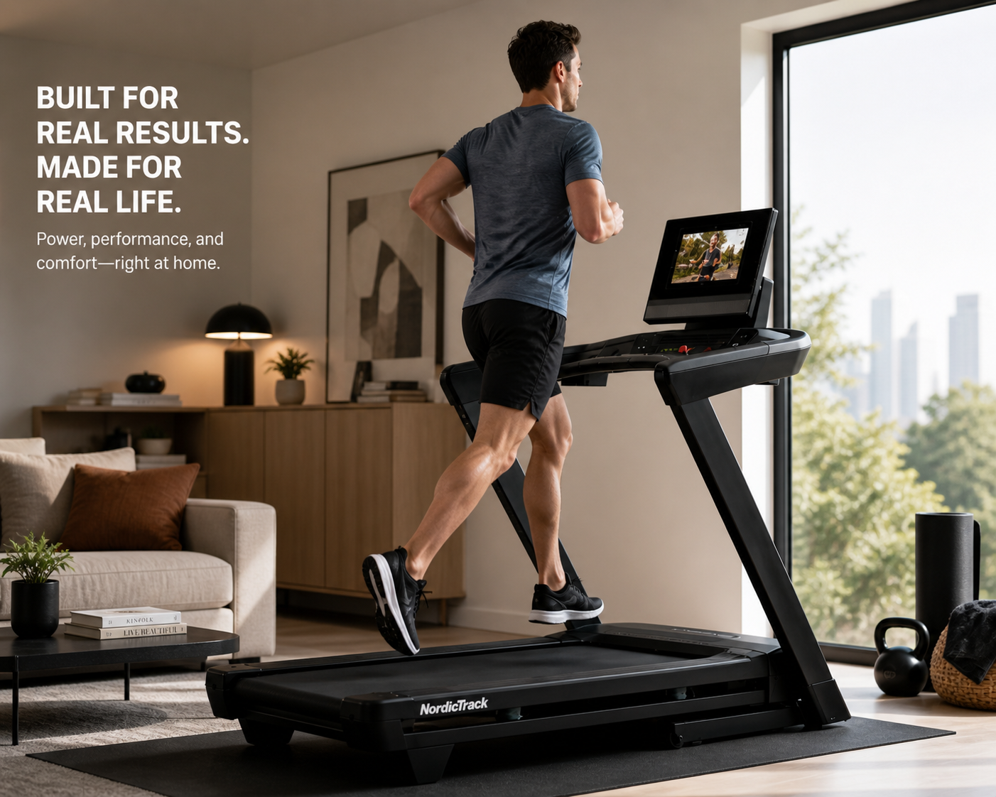 NordicTrack T Series 10 Treadmill – 2.75 CHP Motor, 10” HD Touchscreen, iFIT Enabled