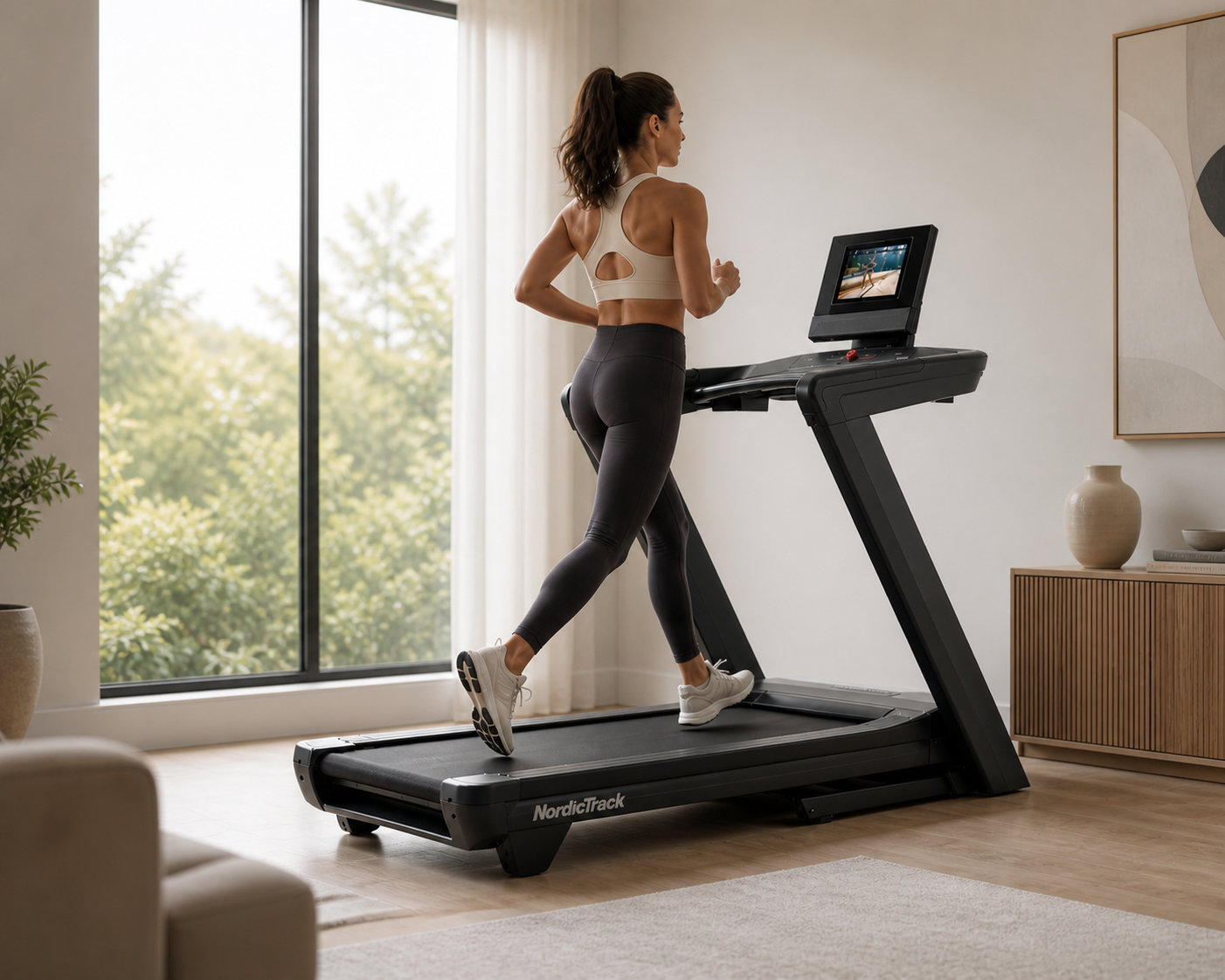 NordicTrack Commercial 1250 Treadmill – 3.6 CHP Motor, 10” Touchscreen, Incline/Decline Smart Fitness Machine