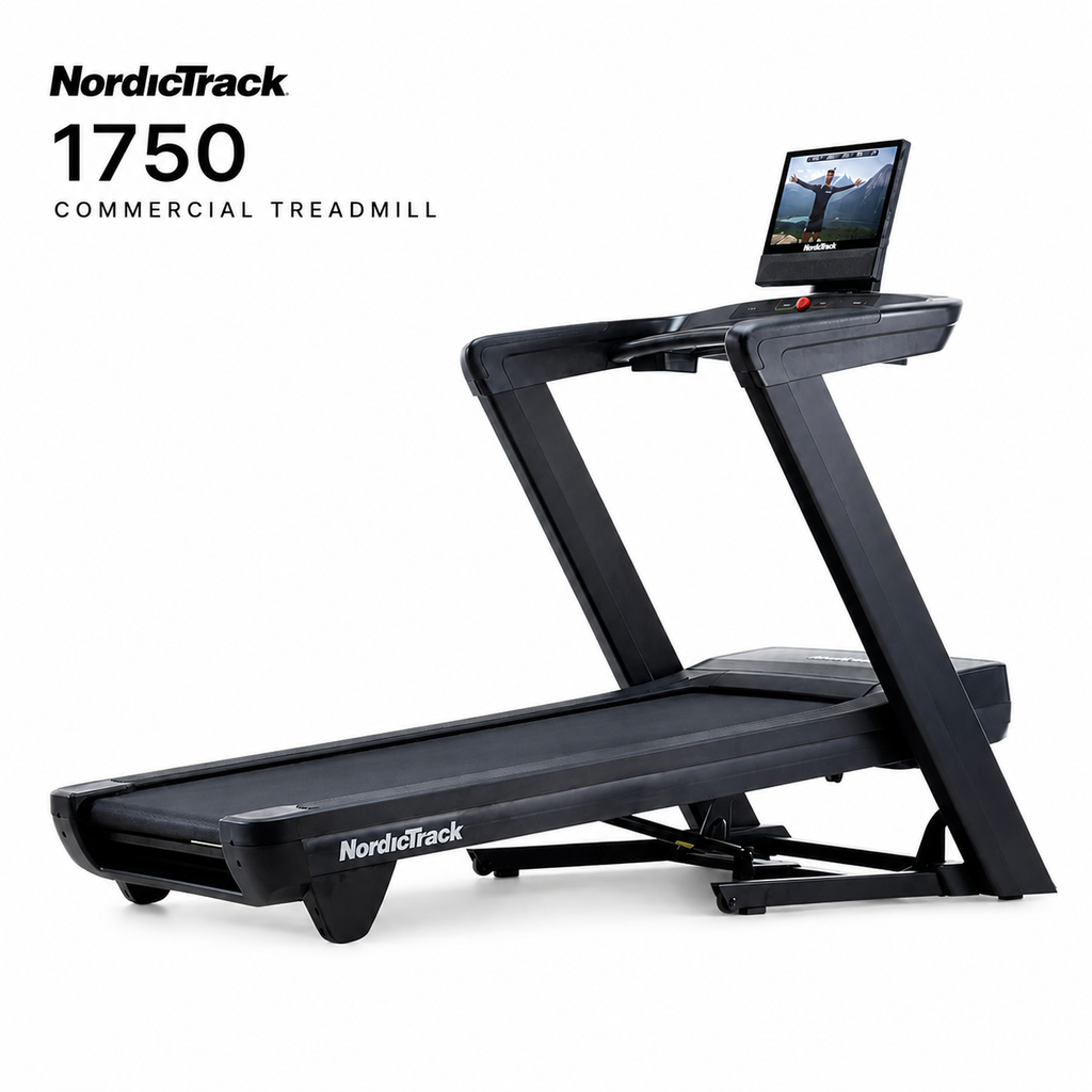 NordicTrack Commercial 1750 Treadmill – 4.25 CHP Motor, 16” Touchscreen, Incline/Decline Smart Fitness Machine