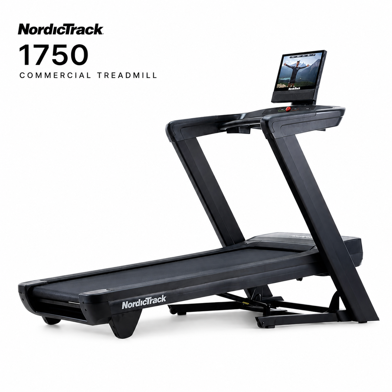 NordicTrack Commercial 1750 Treadmill – 4.25 CHP Motor, 16” Touchscreen, Incline/Decline Smart Fitness Machine