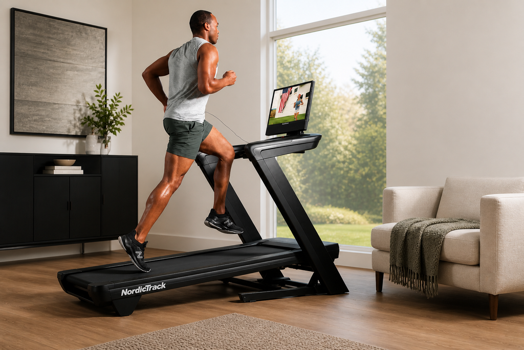 NordicTrack Commercial 2450 Treadmill – 4.25 CHP Motor, 24” HD Touchscreen, Incline/Decline Smart Fitness Machine