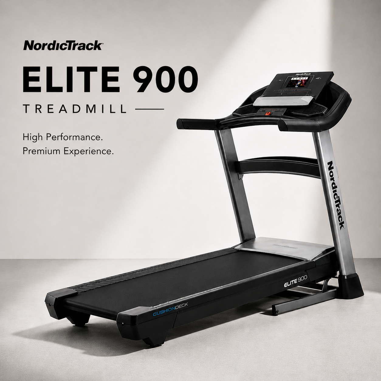 NordicTrack Elite 900 Treadmill – Smart Touchscreen, Foldable Home Fitness Running Machine