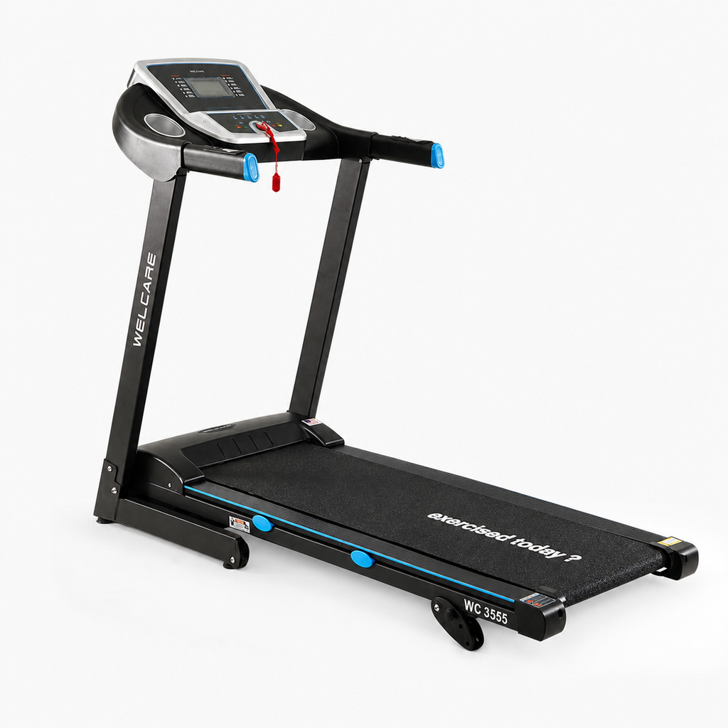 WC3555 Motorized Treadmill – 4.0HP Peak, 16 km/h Speed, App Compatible Home Fitness Machine