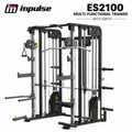 Impulse ES2100 Multi Gym with Smith Machine, Dual Weight Stacks & Adjustable Pulley System