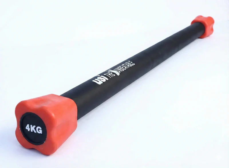 USI BTB Body Training Bar with Flower Ends – Weighted Functional Fitness Bar
