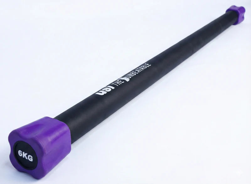 USI BTB Body Training Bar with Flower Ends – Weighted Functional Fitness Bar