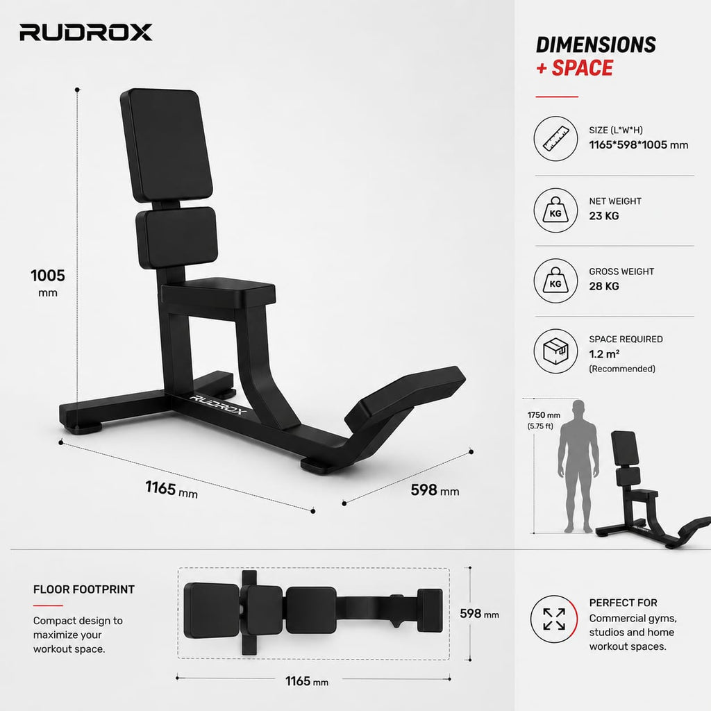 RUDROX RXS-02 Commercial Seated Utility Bench