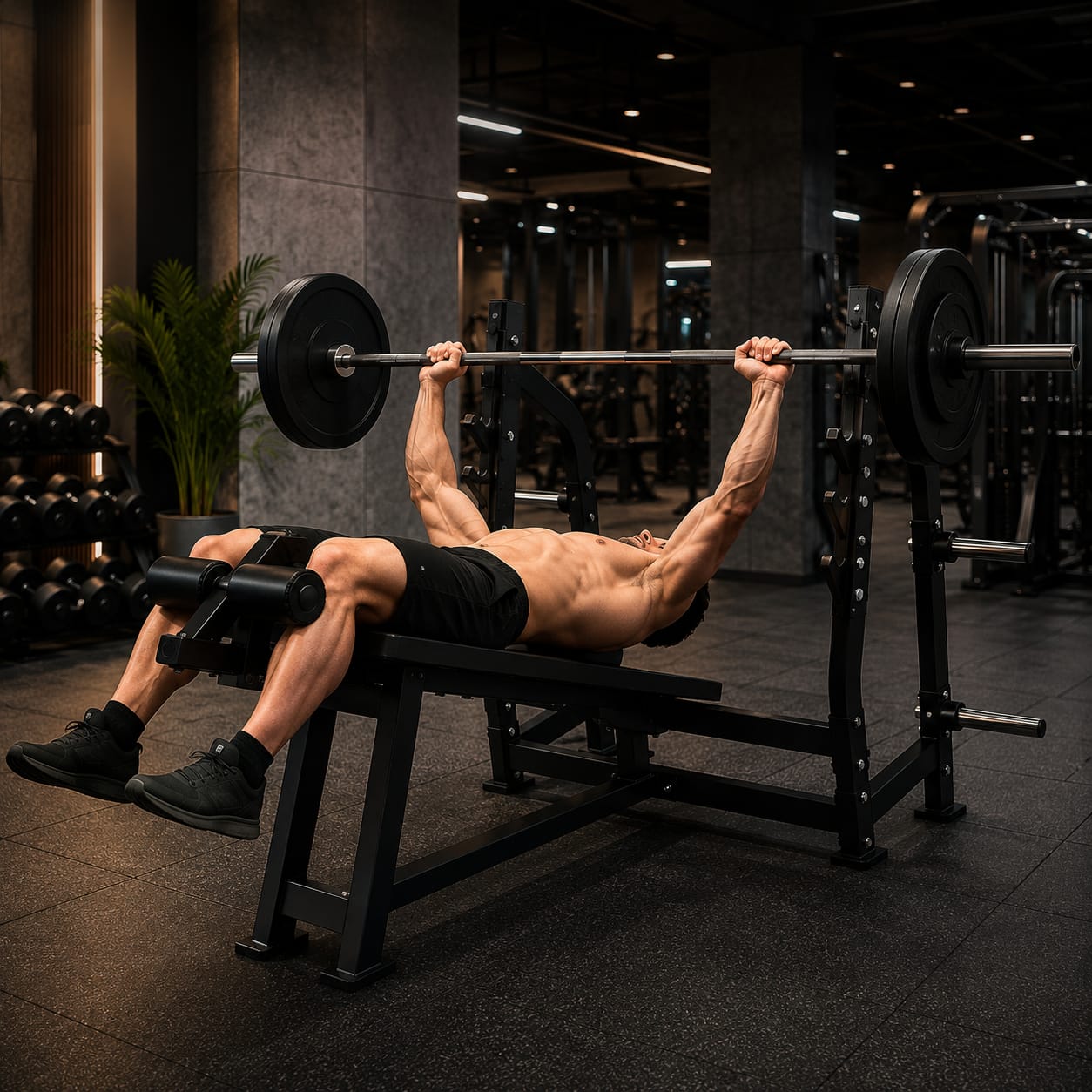 RUDROX RXD-08 Commercial Decline Bench Press Station
