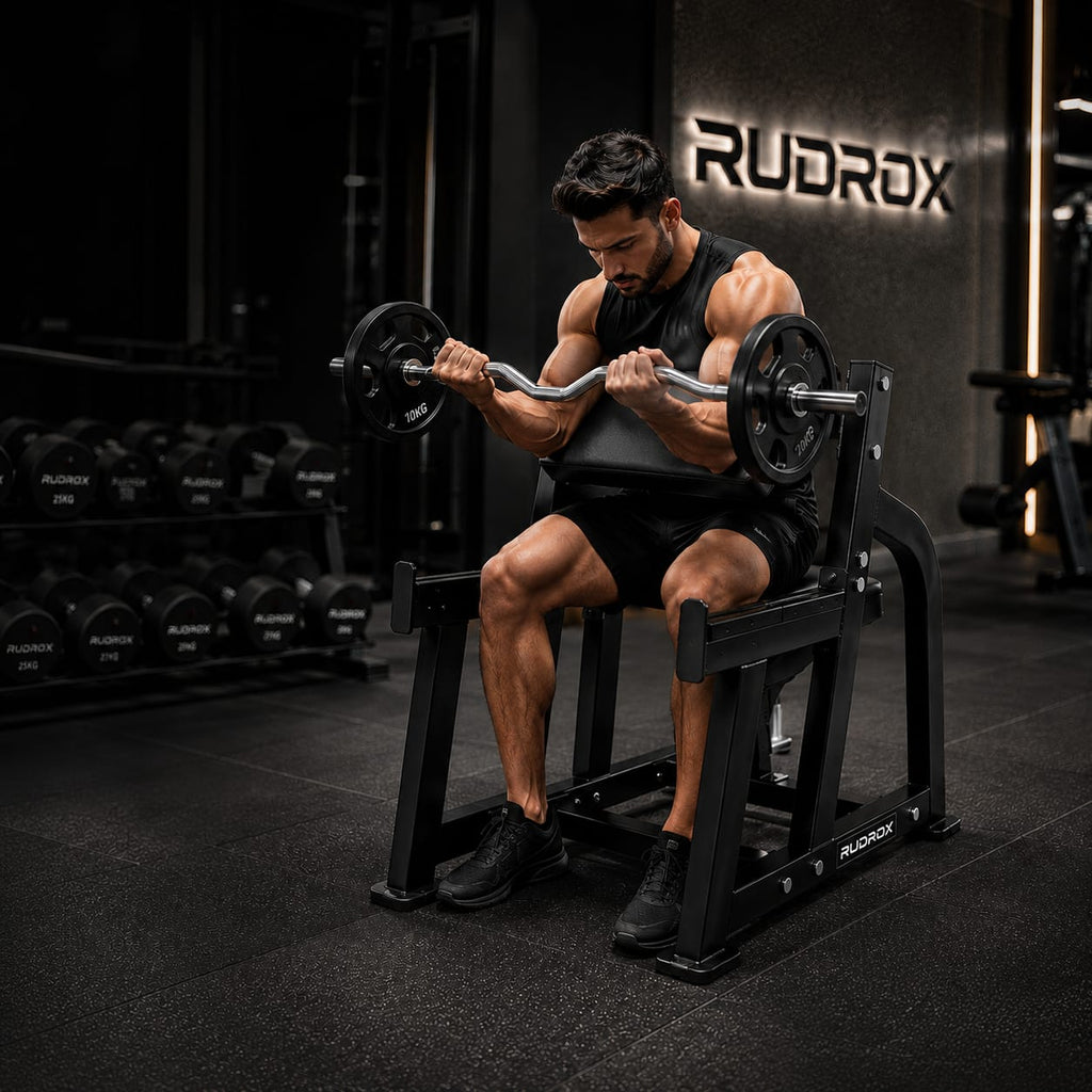 RUDROX RXP-35 Commercial Preacher Curl Bench